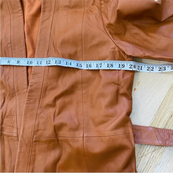 Just Female Anthropologie beautiful genuine lamb leather kimono style jacket NEW - Picture 8 of 14